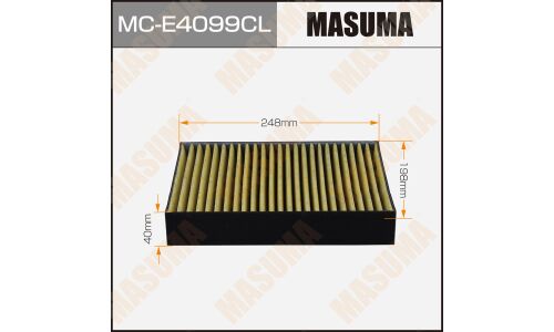 Фильтр салонный Masuma, угольный, арт. MC-E4099CL