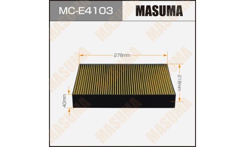 Фильтр салонный Masuma, арт. MC-E4103