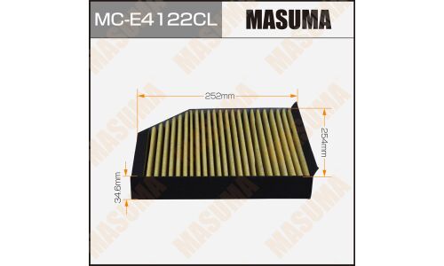 Фильтр салонный Masuma, угольный, арт. MC-E4122CL