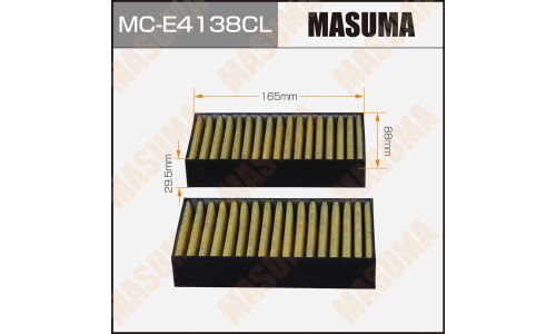 Фильтр салонный Masuma, угольный, арт. MC-E4138CL