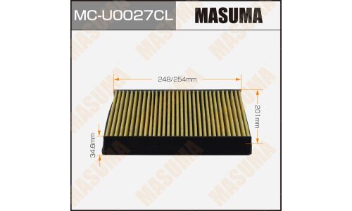Фильтр салонный Masuma, угольный, арт. MC-U0027CL
