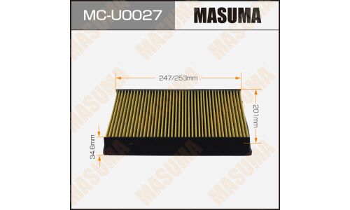 Фильтр салонный Masuma, арт. MC-U0027