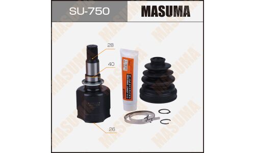 ШРУС Masuma, 26x40x28мм, арт. SU-750