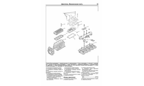 Руководство по ремонту и обслуживанию дизельных двигателей Isuzu (4JX1) (1991-2002 гг.)
