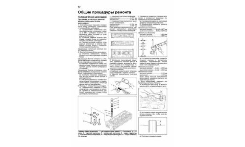 Руководство по ремонту и обслуживанию дизельных двигателей Isuzu (4JX1) (1991-2002 гг.)