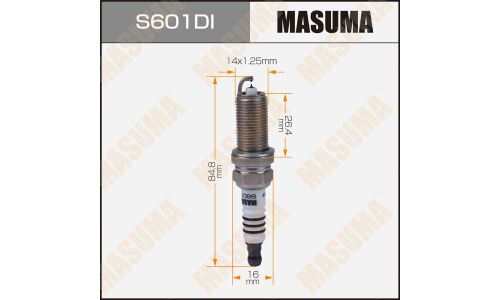 Свеча зажигания Masuma Double Iridium DILFR6D11 с иридиевым электродом, арт. S601DI