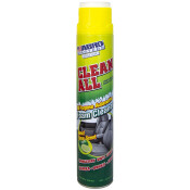 Очиститель салона ABRO Masters Clean All, пенный, для ткани, винила и ковровых покрытий, от въевшихся загрязнений, с ароматом лайма, аэрозоль 840мл (+крышка-щётка), арт. FC-840-AM-RE Очиститель салона ABRO Masters Clean All, пенный, для ткани, винила и ковровых покрытий, от въевшихся загрязнений, с ароматом лайма, аэрозоль 840мл (+крышка-щётка), арт. FC-840-AM-RE