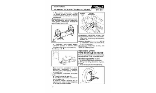 Пособие по установке колес праворульных автомобилей (1992-2007 гг.)