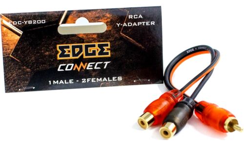 Межблочный кабель-разветвитель EDGE EDC-YB200, Y-образный, RCA (M) – 2xRCA (F)