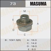 Болт маслосливной A/T Masuma  Toyota, Mitsubishi, Suzuki