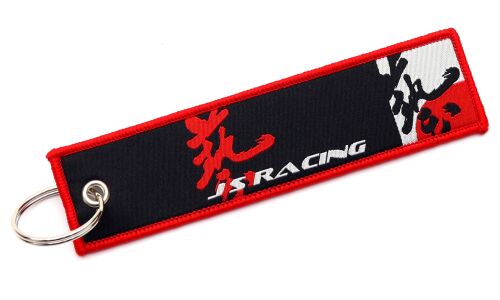 Брелок тканевый с вышивкой «JS RACING»