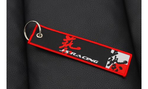 Брелок тканевый с вышивкой «JS RACING»