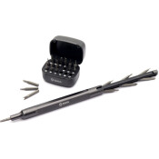 Отвёртка со сменными вставками (битами) SATA Pen, длина стержня 158мм, посадочный размер HEX4мм, наконечники SL/PH/Torx/TR/HEX/Star/TP/TA/Spanner, 25 предметов, арт. 05108 Отвёртка со сменными вставками (битами) SATA Pen, длина стержня 158мм, посадочный размер HEX4мм, наконечники SL/PH/Torx/TR/HEX/Star/TP/TA/Spanner, 25 предметов, арт. 05108