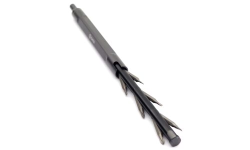 Отвёртка со сменными вставками (битами) SATA Pen, длина стержня 158мм, посадочный размер HEX4мм, наконечники SL/PH/Torx/TR/HEX/Star/TP/TA/Spanner, 25 предметов, арт. 05108