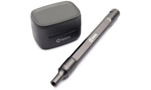 Отвёртка со сменными вставками (битами) SATA Pen, длина стержня 158мм, посадочный размер HEX4мм, наконечники SL/PH/Torx/TR/HEX/Star/TP/TA/Spanner, 25 предметов, арт. 05108