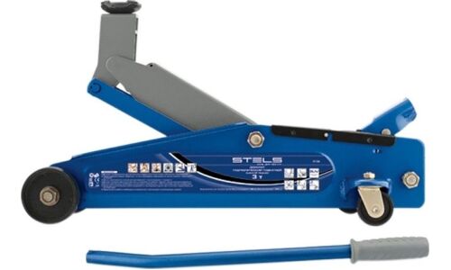 Домкрат гидравлический подкатной STELS, 3000кг, подъём 190–536мм, арт. 51134