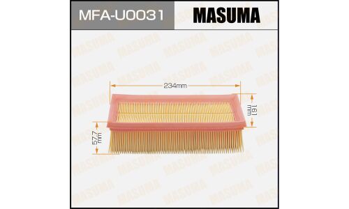 Фильтр воздушный Masuma, арт. MFA-U0031