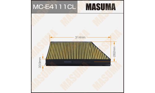 Фильтр салонный Masuma, угольный, арт. MC-E4111CL
