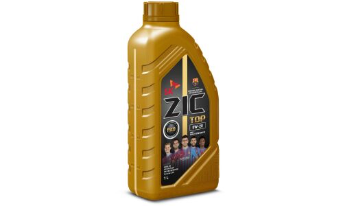 Масло моторное ZIC TOP 0w20, синтетическое, API SN+, ACEA С5, универсальное, 1л, арт. 132679