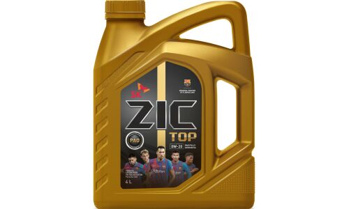 Масло моторное ZIC TOP 0w20, синтетическое, API SN+, ACEA С5, универсальное, 4л, арт. 162679