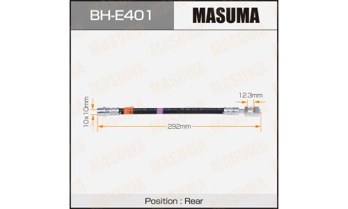 Шланг тормозной Masuma для Audi A4, задний, арт. BH-E401