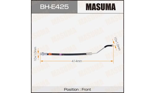 Шланг тормозной Masuma для Mercedes-Benz S-Class (W221), передний, арт. BH-E425
