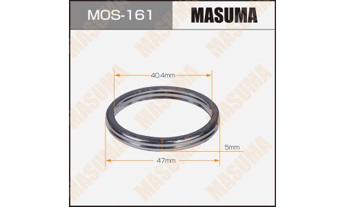 Кольцо уплотнительное выхлопной трубы Masuma, 40.4x47мм, арт. MoS-161