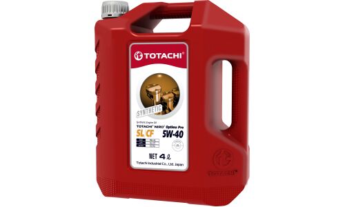Масло моторное Totachi Niro Optima PRO 5w40, синтетическое, API SL/CF, ACEA A3/B4, универсальное, 4л, арт. 1C604