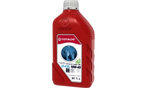 Масло моторное Totachi Niro Diesel HD 10w40, полусинтетическое, API CI-4/SL, ACEA E7, универсальное, 1л, арт. 17901