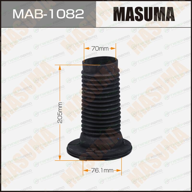 MASUMA MAB-1082. Купить пыльник амортизатора masuma, арт. mab-1082 по ...