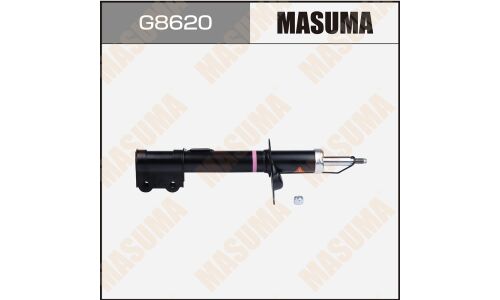 Амортизационная стойка Masuma газомасляная двухтрубная, задняя, левая, 1 шт, арт. G8620 (соответствует KYB 333420)