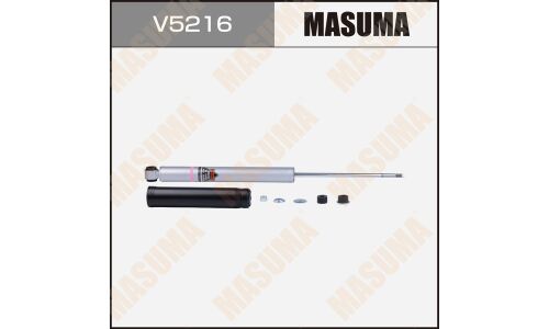 Амортизатор Masuma газомасляный однотрубный, задний, правый/левый с защитным комплектом, 1 шт, арт. V5216 (соответствует KYB 553195)