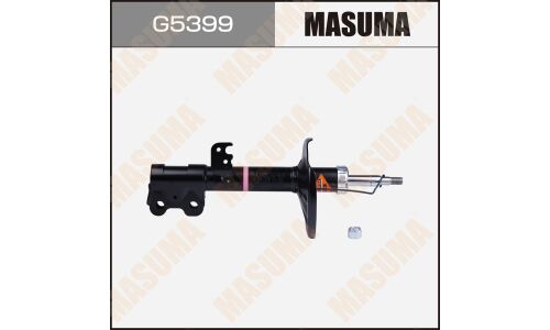 Амортизационная стойка Masuma газомасляная двухтрубная, передняя, левая, 1 шт, арт. G5399 (соответствует KYB 333378)