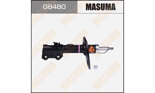 Амортизационная стойка Masuma газомасляная двухтрубная, передняя, правая, 1 шт, арт. G8480 (соответствует KYB 335080)