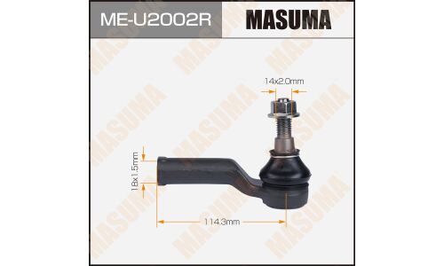 Наконечник рулевой тяги Masuma, для Volvo S60 / S80 / V70, арт. ME-U2002R
