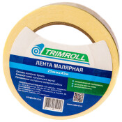 Лента клейкая малярная (крепп) Trimroll, бумажная, 25мм x 45м, арт. 25-45