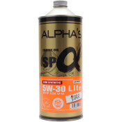 Масло моторное ALPHA'S Lite 5w30, полусинтетическое, API SP, ILSAC GF-6A, универсальное, 1л, арт. 809041