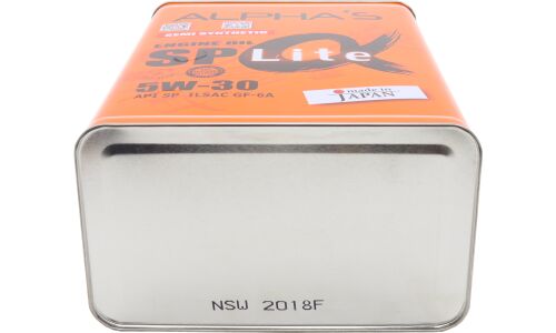 Масло моторное ALPHA'S Lite 5w30, полусинтетическое, API SP, ILSAC GF-6A, универсальное, 4л, арт. 809044