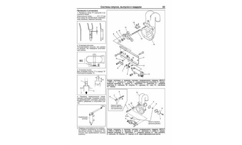 Руководство по ремонту и обслуживанию дизельных двигателей Mitsubishi, Hyundai (6D14, 6D15, 6D16, 6D17, D6BR) (1990-1999 гг.)