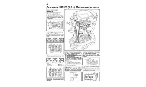 Руководство по эксплуатации, техническому обслуживанию и ремонту Toyota Passo с бензиновым двигателем (2004-2010 гг.)