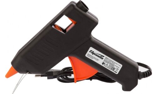 Пистолет клеевой Sparta, 40Вт, 8г/мин, для стержней Ø11мм, арт. 93016