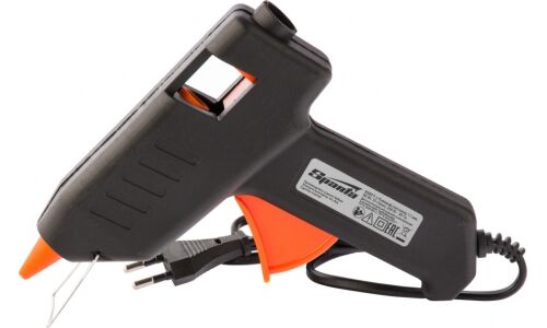 Пистолет клеевой Sparta, 80Вт, 10г/мин, для стержней Ø11мм, арт. 93017