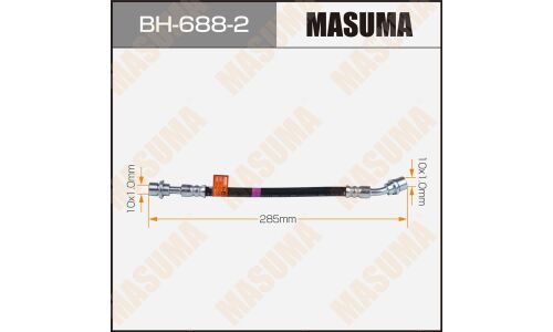 Шланг тормозной Masuma для Toyota Corolla Axio, задний, левый, арт. BH-688-2