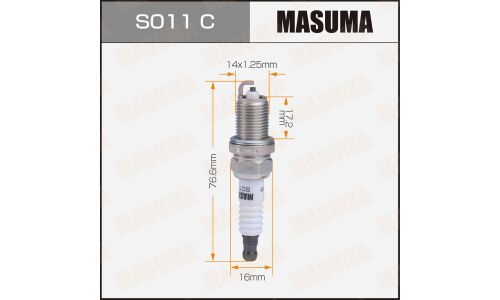 Свеча зажигания Masuma BKR6EYA-11 (4073) с никелевым электродом, арт. S011C