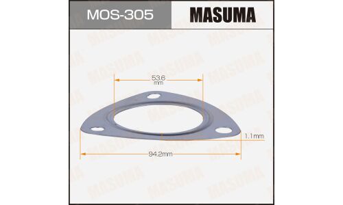 Прокладки глушителя MASUMA, 53.6x94.2x1.1
