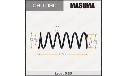 Пружина подвески Masuma, передняя, правая/левая, 1 шт, арт. CS-1090