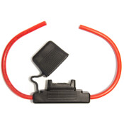 Держатель флажкового предохранителя  Макси ABRO, влагостойкий, пакет,  уп.1шт.