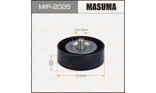 Ролик обводной ремня привода навесного оборудования, QR25DER