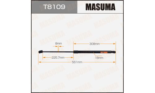 Упор газовый багажника MASUMA, L=561mm (1/40)