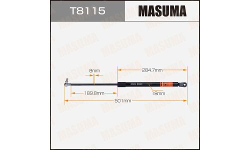 Упор газовый багажника MASUMA, L=501mm (1/40)